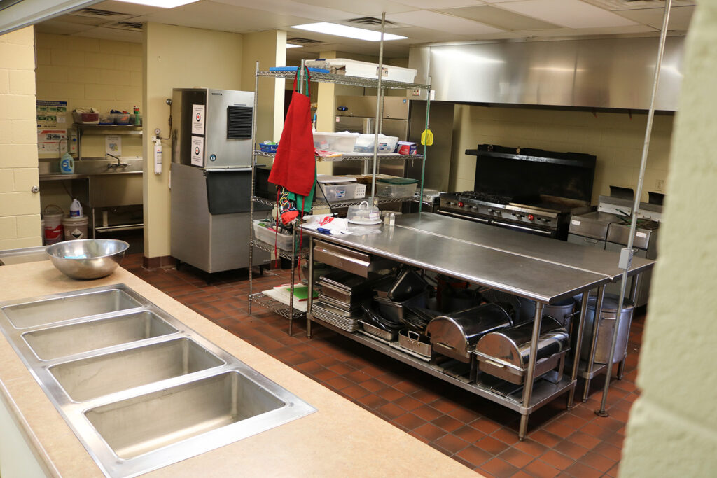 Kitchen in the parish hall at Sacred Heart Catholic Church in Springfield MO